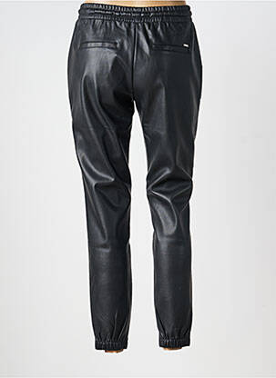 Pantalon slim talie elastică negru MORGAN femeie