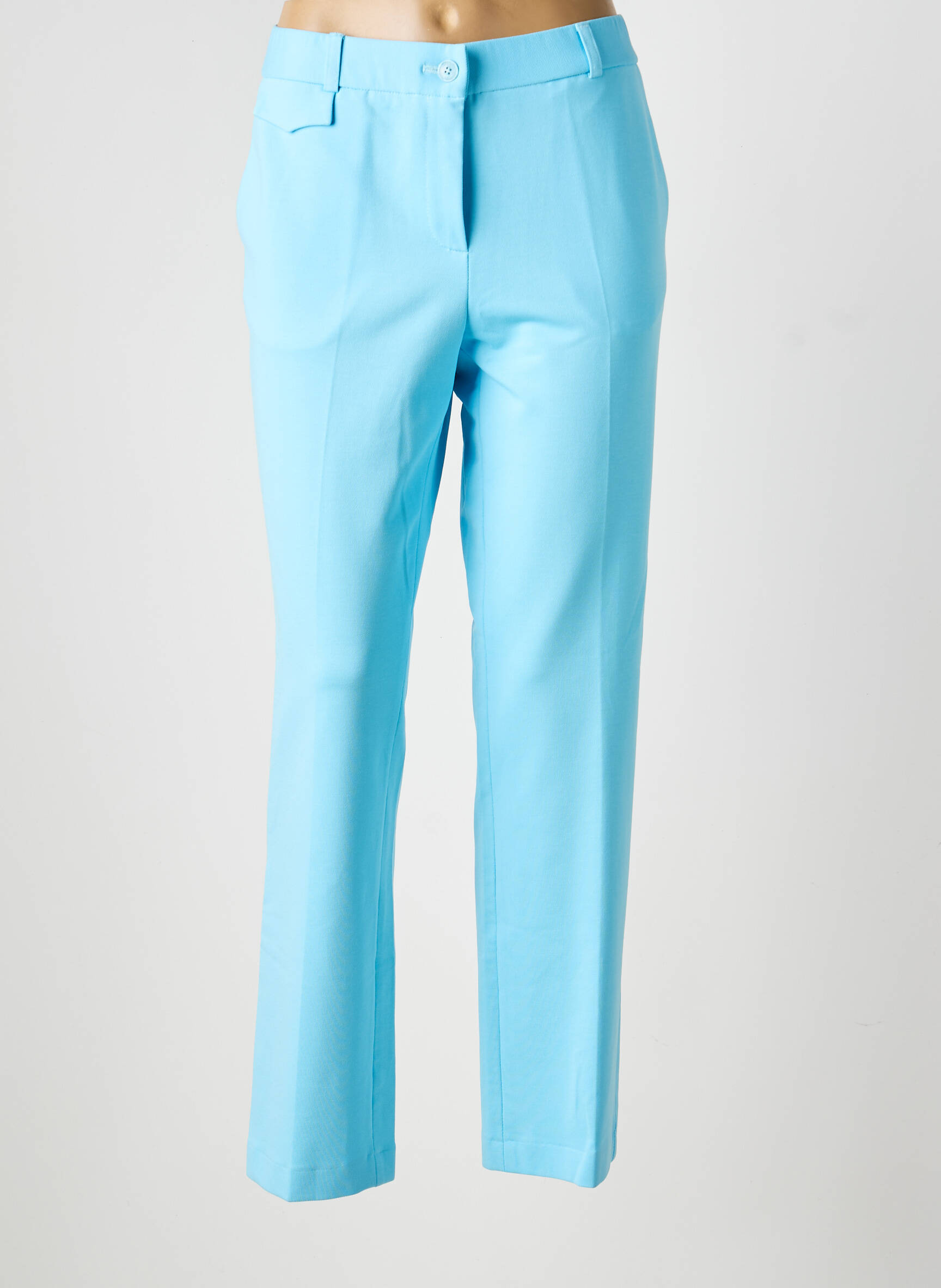 Pantalon slim buzunare albastru TINTA femeie