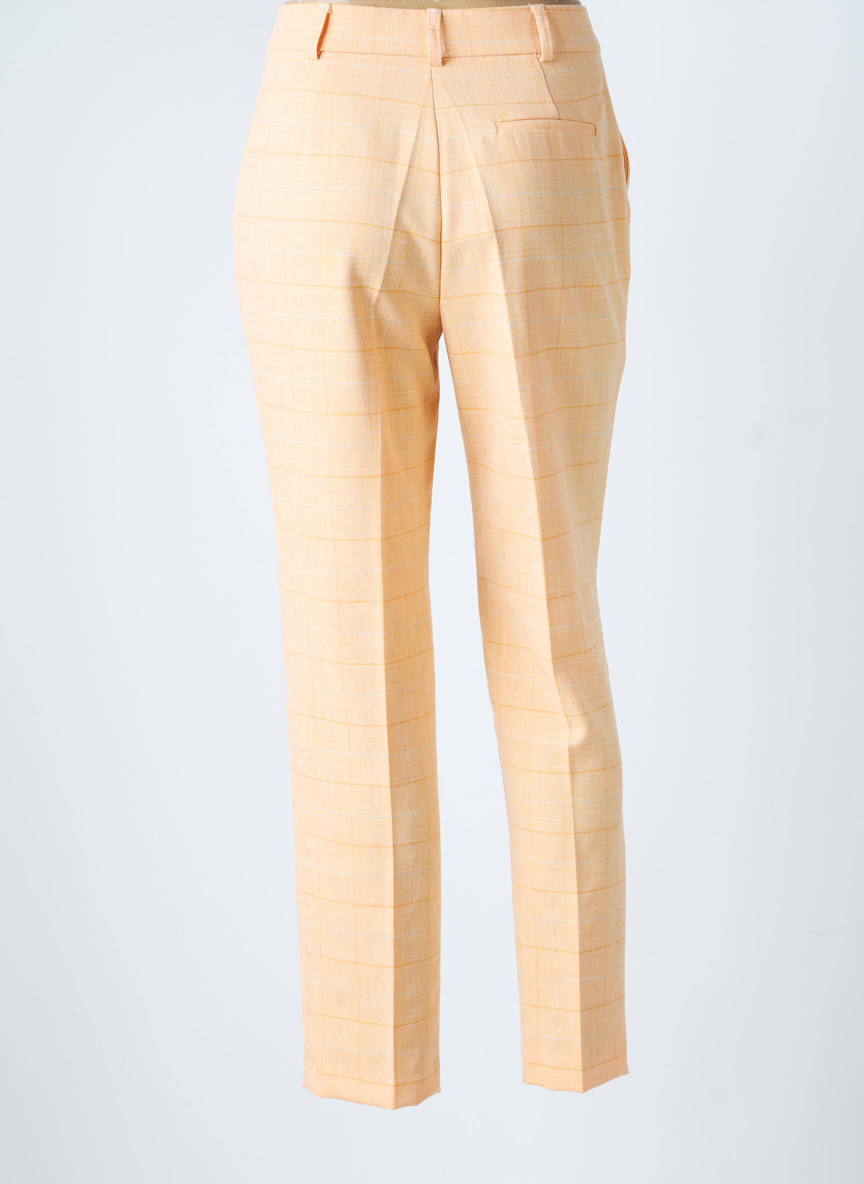 Pantalon slim buzunare portocalie BARILOCHE femeie
