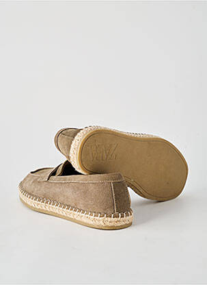 Mocasini vârf rotund vârf rotund maro ZARA bărbat