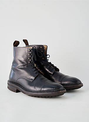 Botine/ghete material neted toc mic negru CARLOS SANTOS bărbat