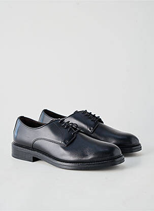 Derby-uri material neted toc mic negru MASSIMO DUTTI bărbat