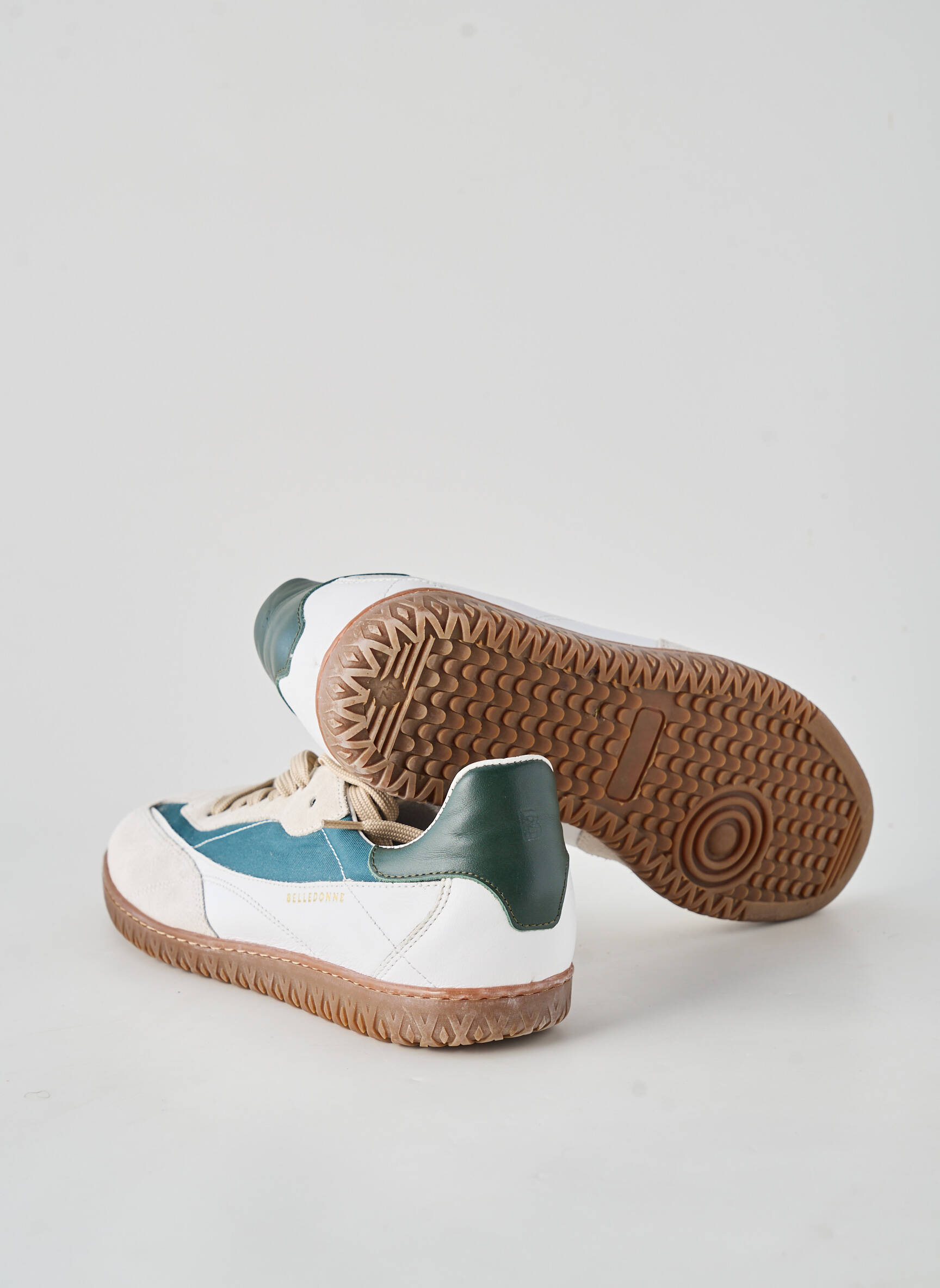 Adidași material neted vârf rotund bej BELLEDONNE bărbat