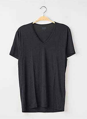 Tricou croială dreaptă mâneci scurte negru UNIQLO bărbat