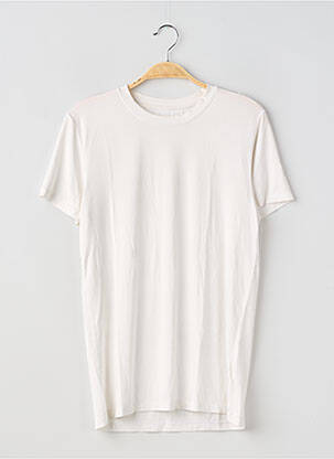 Tricou croială dreaptă mâneci scurte alb UNIQLO bărbat