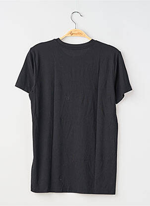 Tricou croială cambrată mâneci scurte negru UNIQLO bărbat