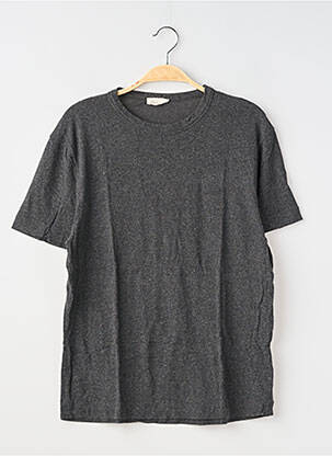 Tricou croială dreaptă mâneci scurte gri AMERICAN VINTAGE bărbat