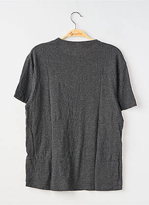 Tricou croială dreaptă mâneci scurte gri AMERICAN VINTAGE bărbat