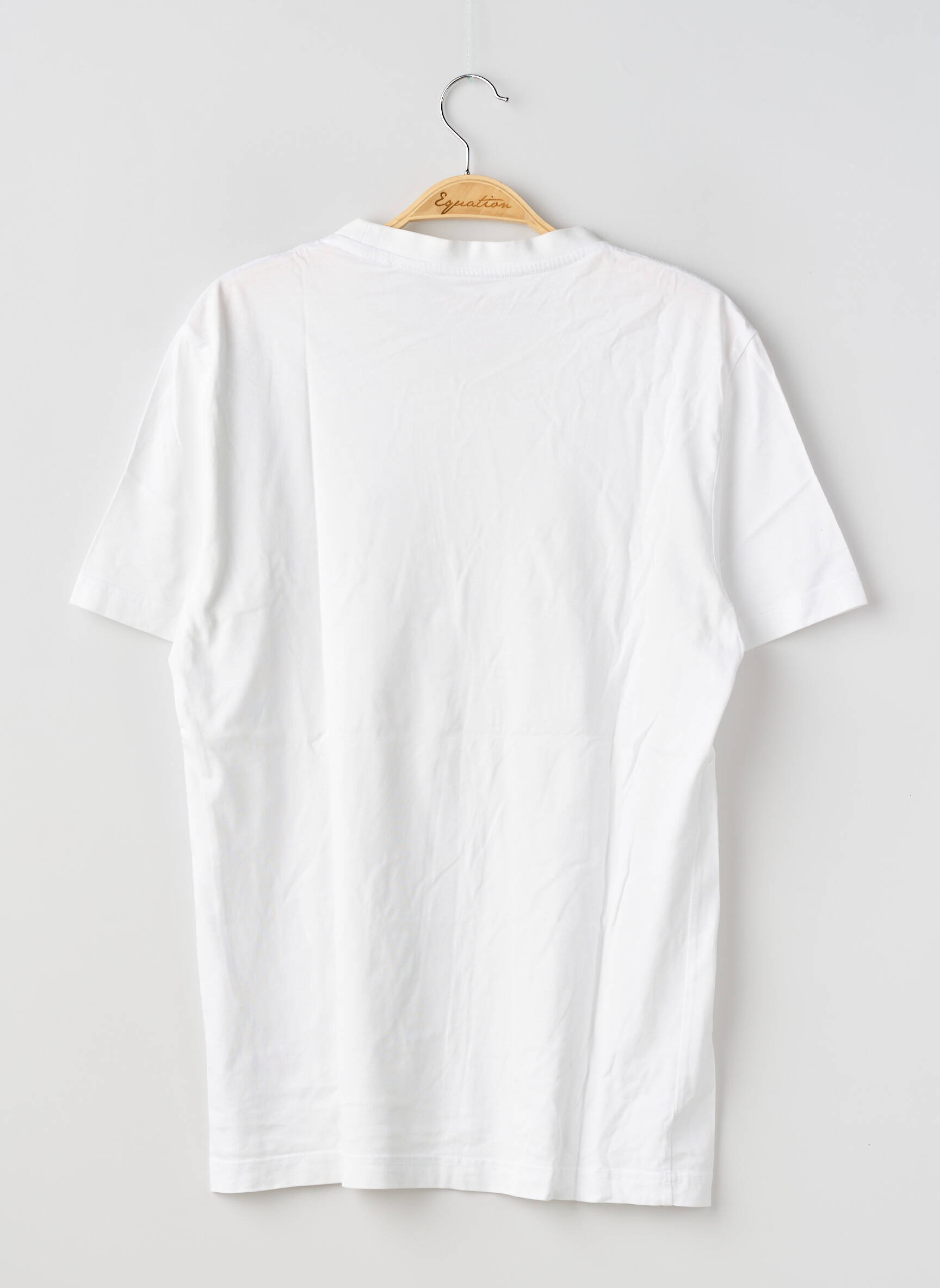 Tricou croială dreaptă mâneci scurte alb ESPRIT bărbat