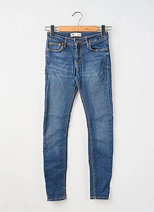 Blugi skinny buzunare albastru ZARA femeie
