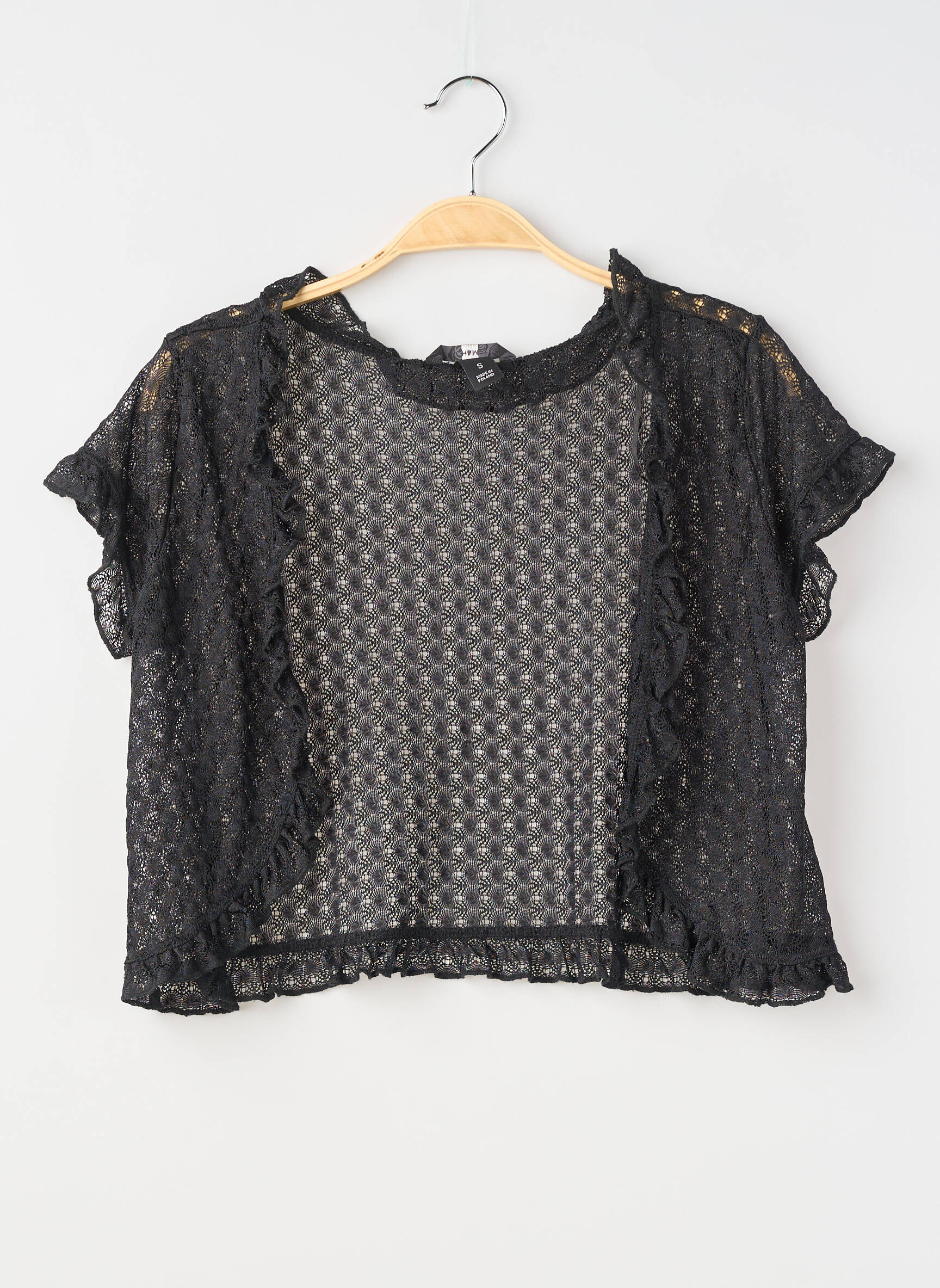 Bolero mâneci scurte negru H&M femeie