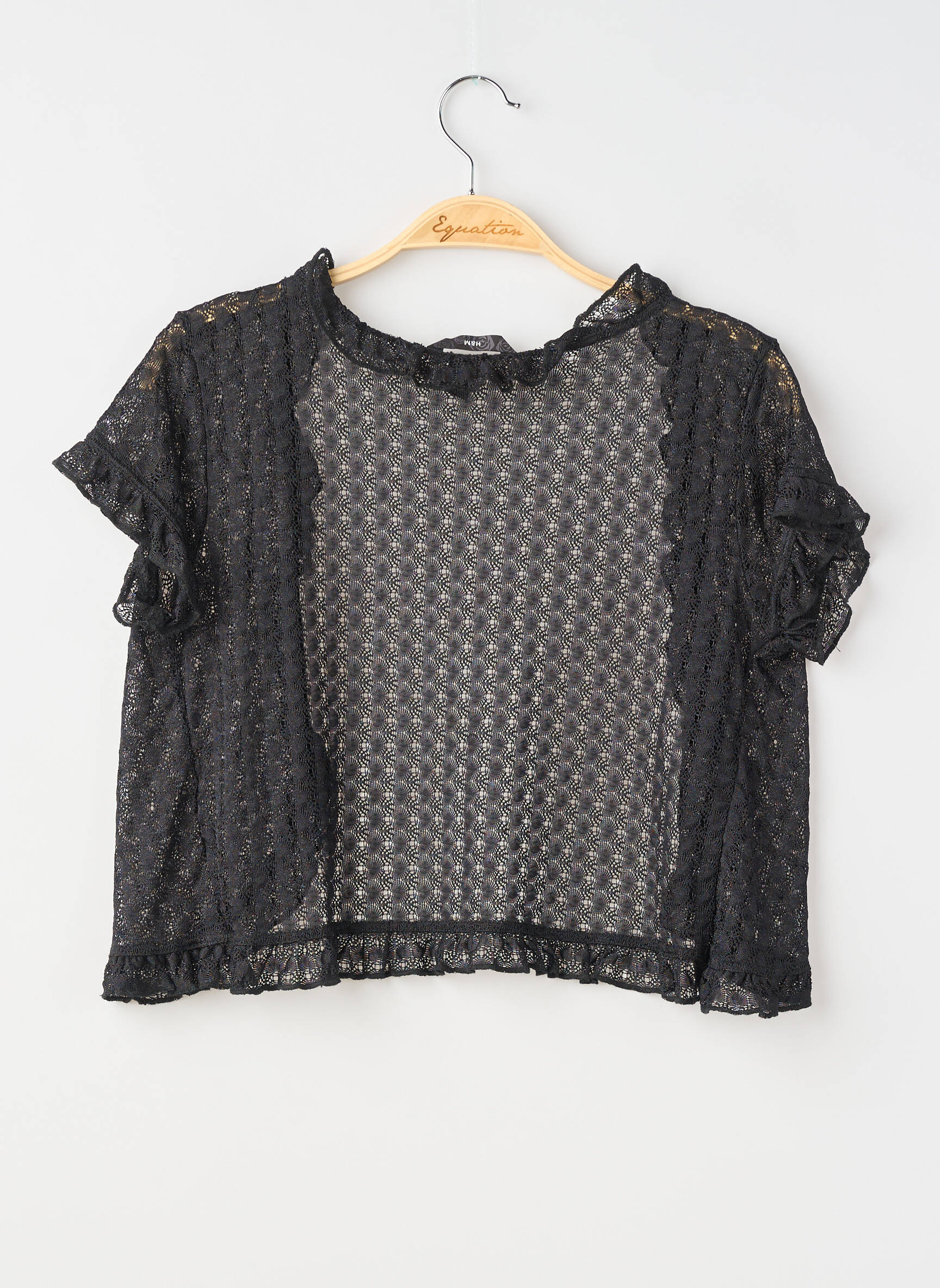 Bolero mâneci scurte negru H&M femeie