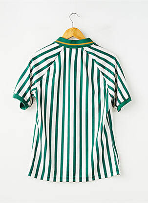 Polo imprimeu dungi mâneci scurte verde KAPPA femeie