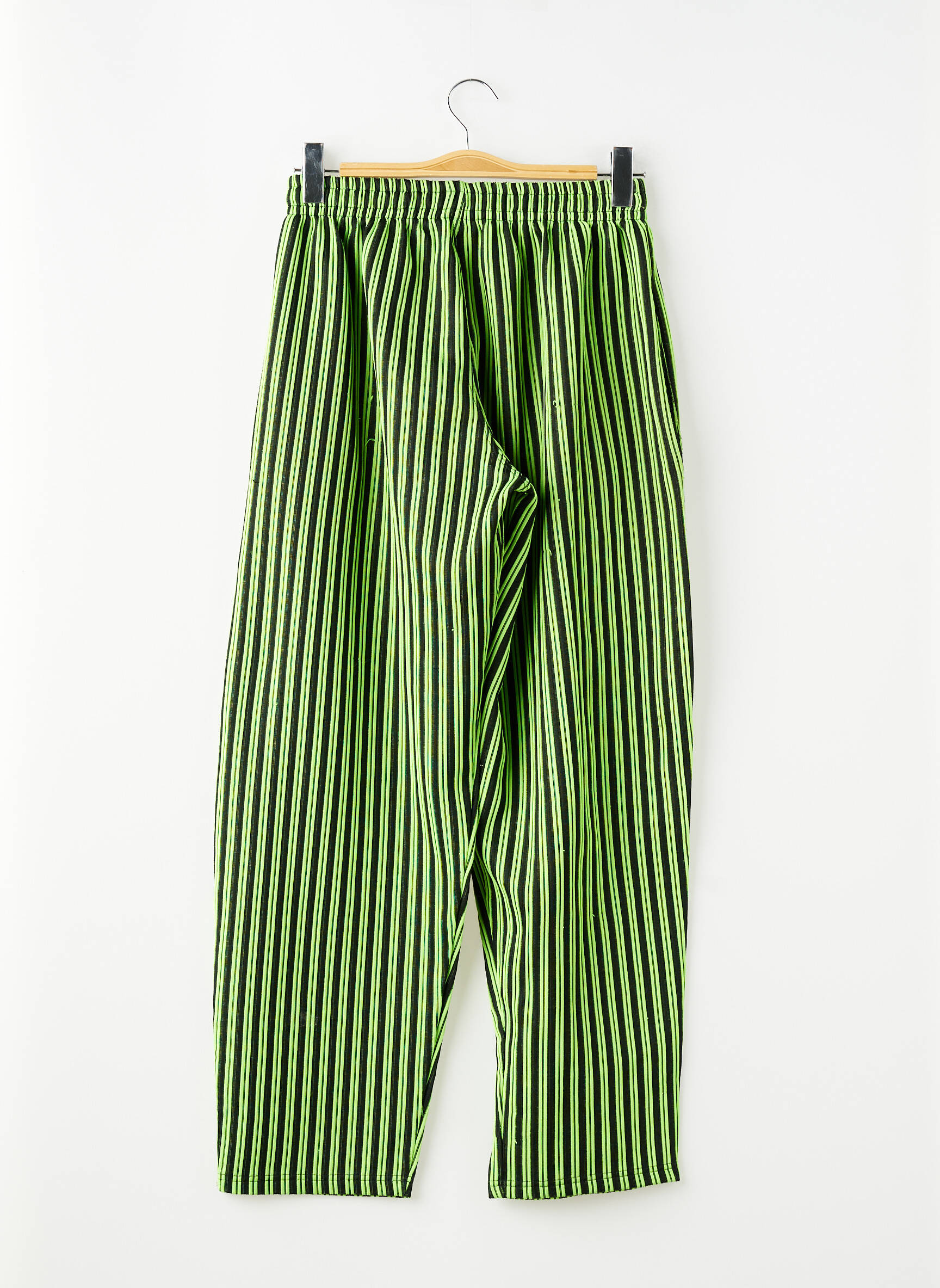 Pantalon larg buzunare mărime normală verde BODYBULDING femeie