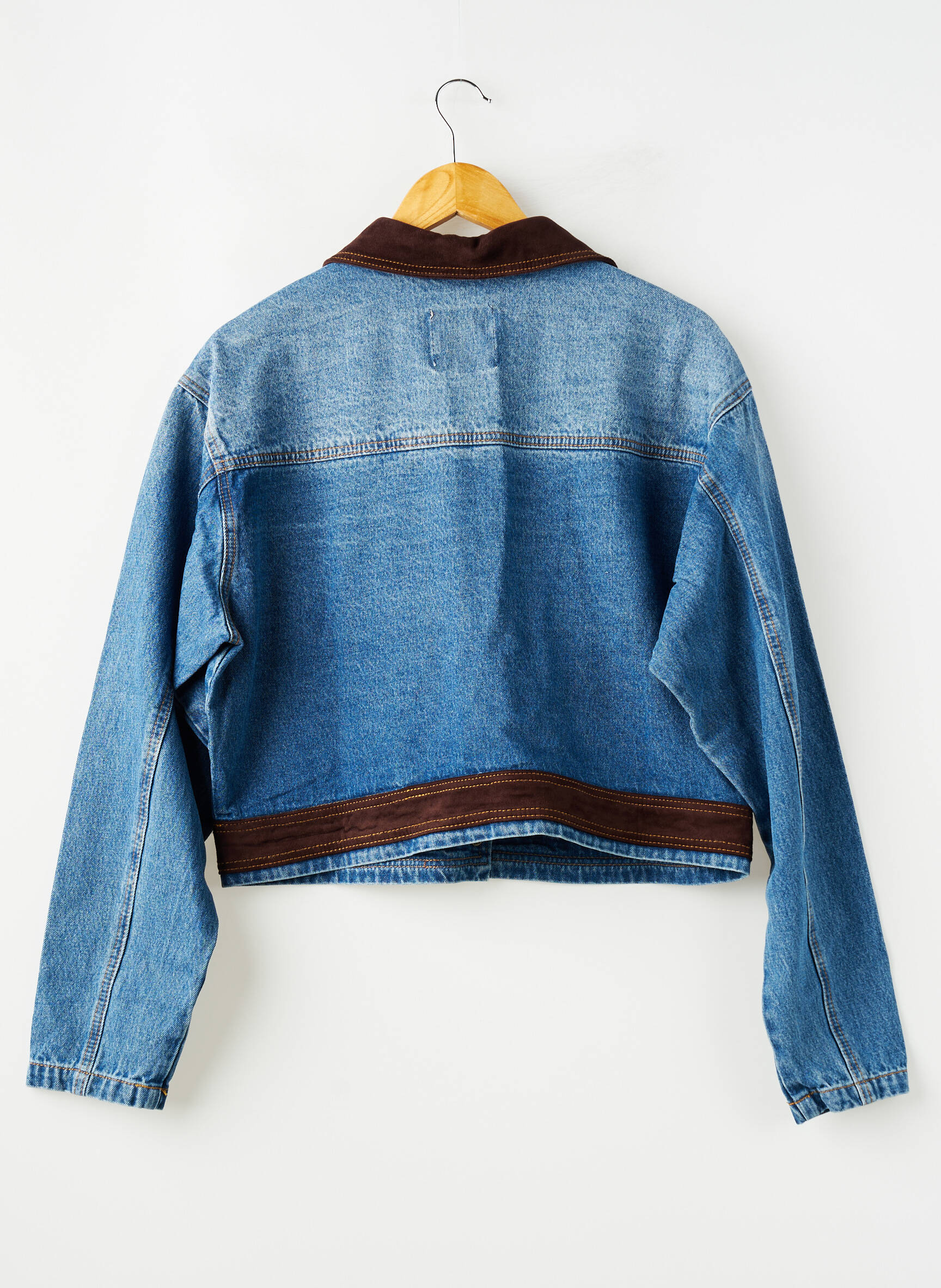 Jachete casual croială dreaptă albastru FASHION NOVA femeie