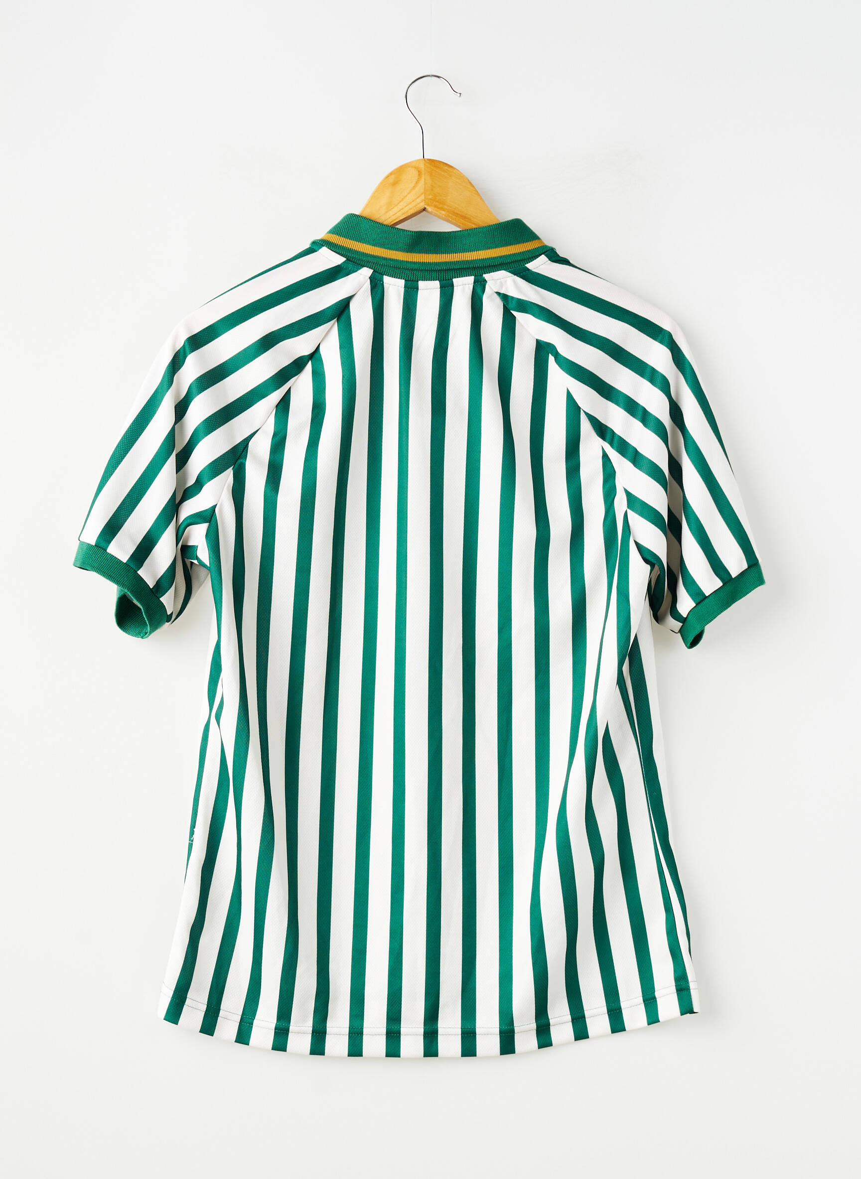 Polo imprimeu dungi mâneci scurte verde KAPPA femeie