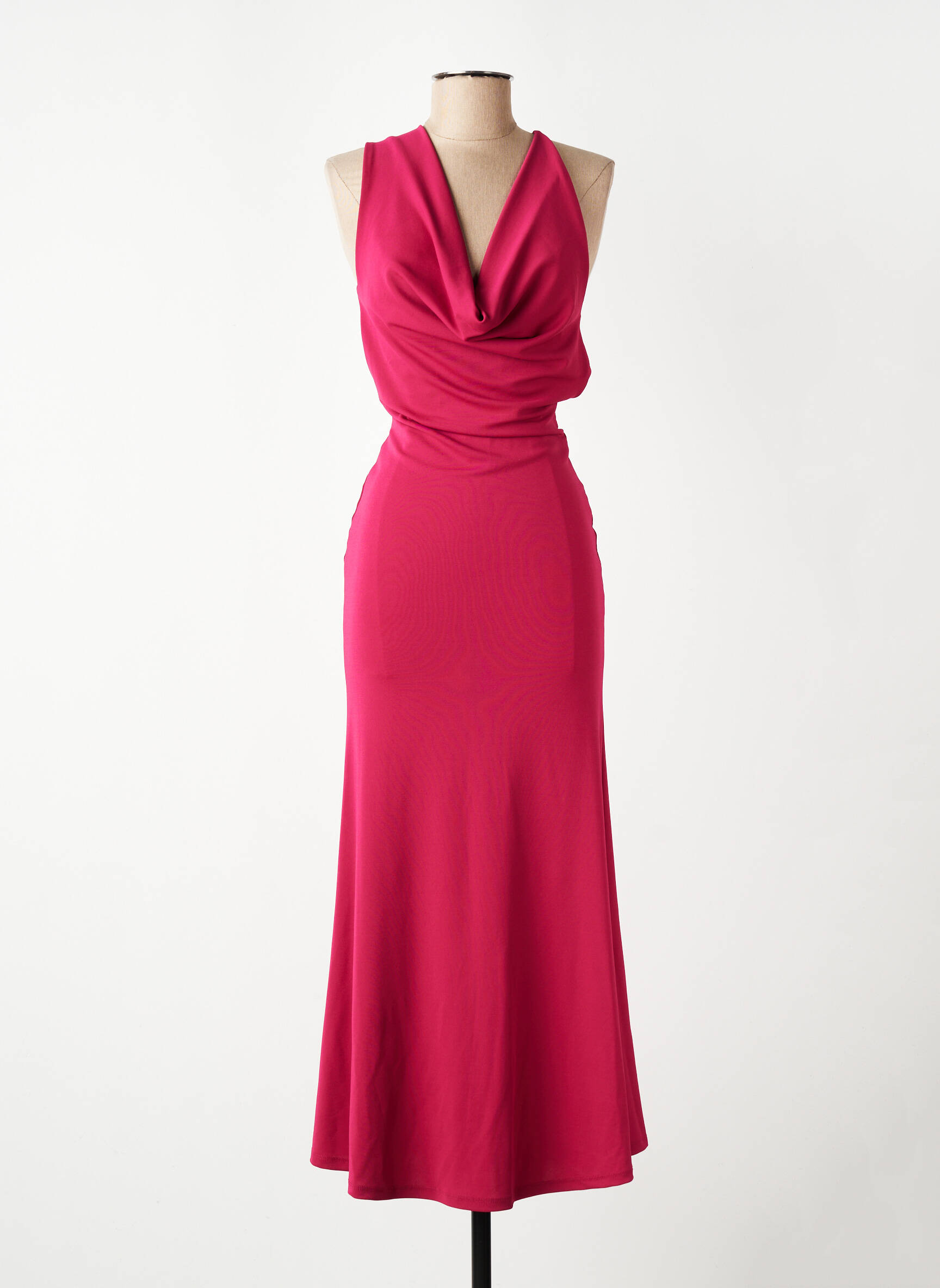 Rochie lungă fără mâneci fără mâneci roșu ZARA femeie