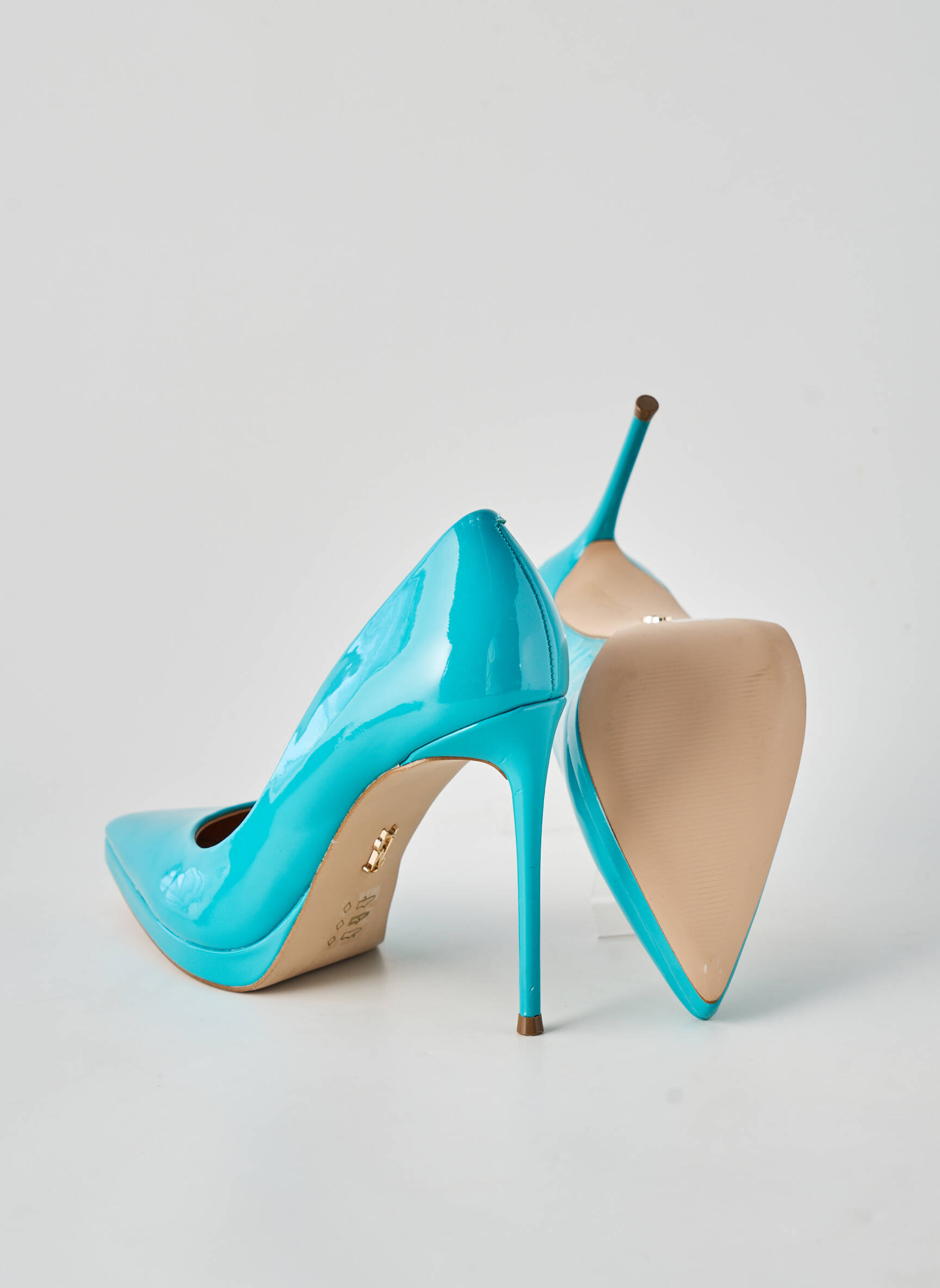 Pantofi cu toc material neted toc înalt de 10cm și mai mult albastru STEVE MADDEN femeie
