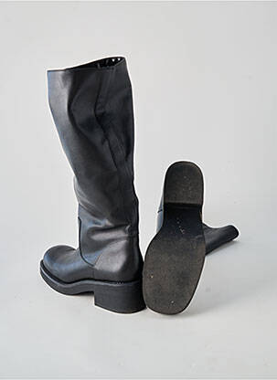Cizme material neted toc de 4 la 6 cm negru ZARA femeie