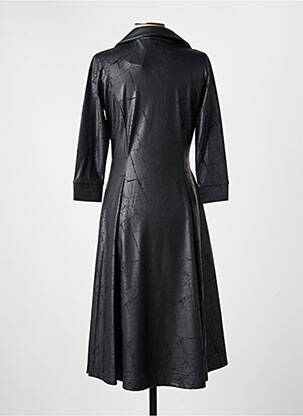 Rochie midi mâneci lungi mâneci lungi negru KOZAN femeie