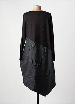 Rochie midi mâneci lungi mâneci lungi negru KOZAN femeie