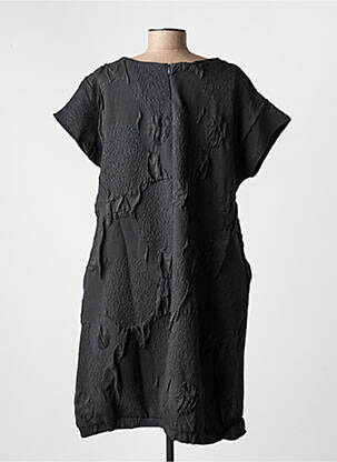 Rochie midi mâneci scurte mâneci scurte negru KOZAN femeie