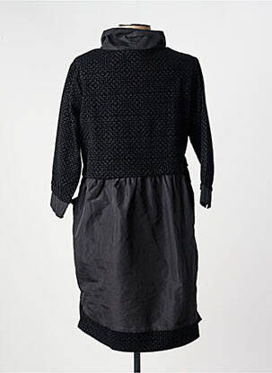 Rochie midi mâneci 3/4 mâneci 3/4 negru KOZAN femeie