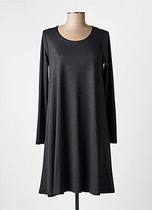 Rochie midi mâneci lungi mâneci lungi negru KOZAN femeie