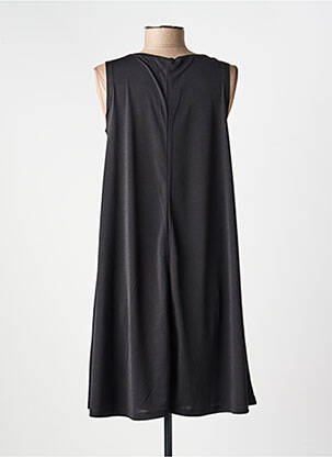 Rochie midi fără mâneci fără mâneci negru KOZAN femeie