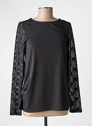 Tricou mâneci lungi mâneci lungi negru KOZAN femeie