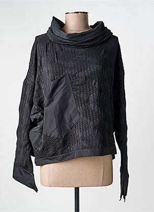 Tricou mâneci lungi mâneci lungi negru KOZAN femeie
