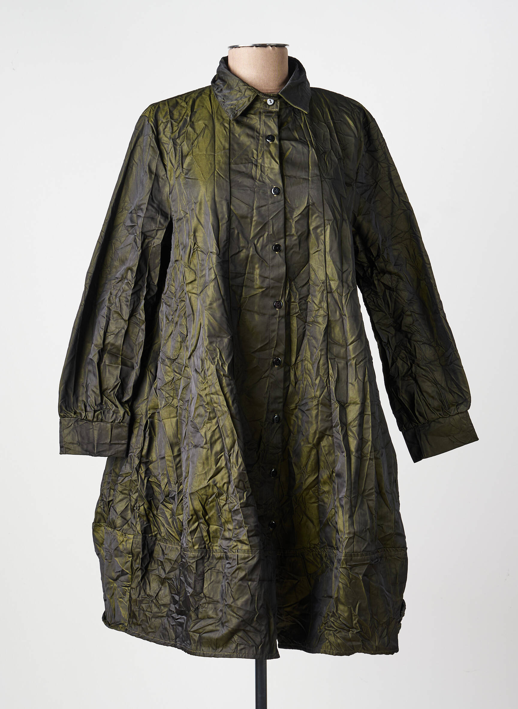 Jachete casual croială dreaptă verde KOZAN femeie