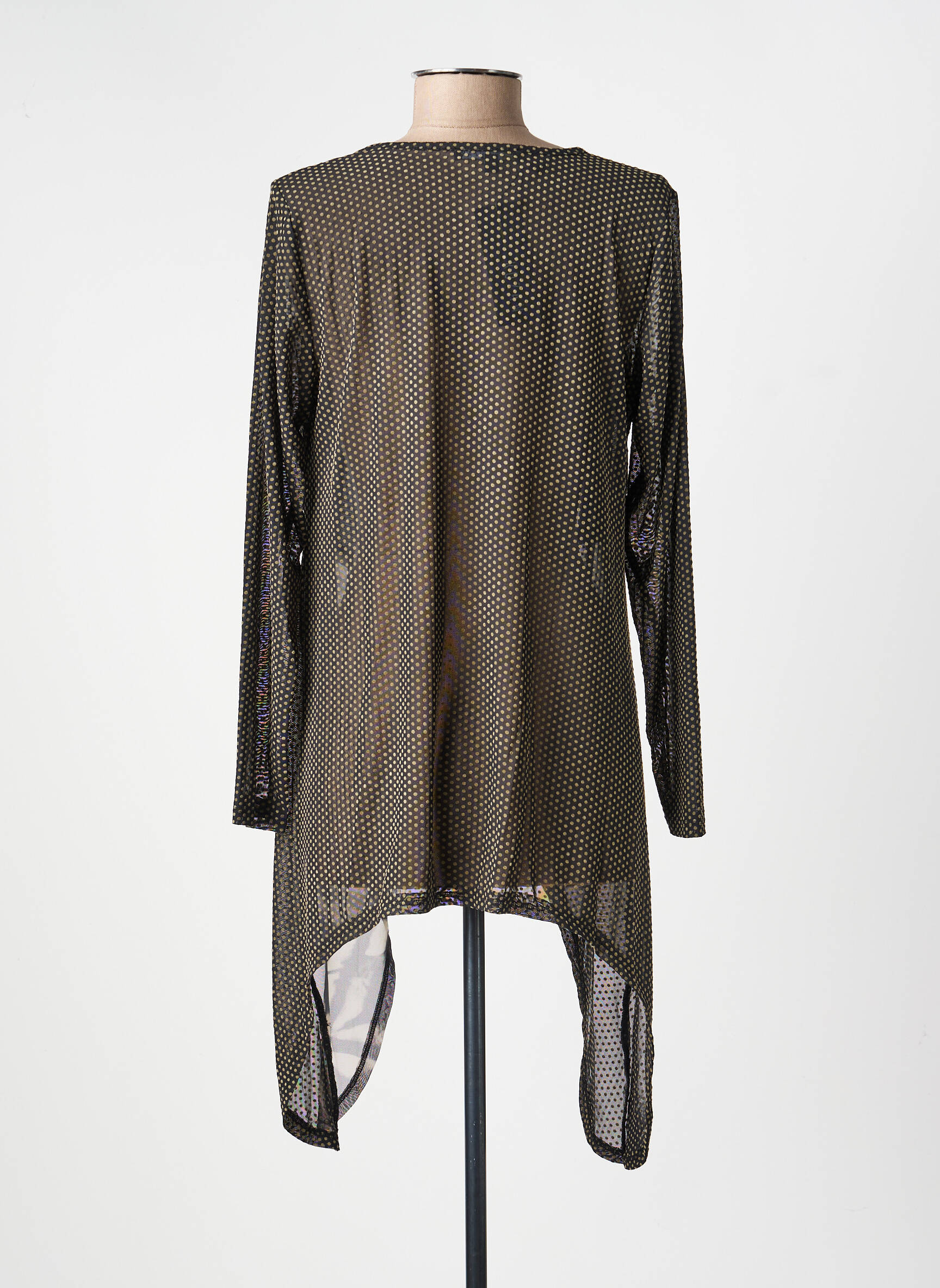 Top mâneci lungi mâneci lungi negru KOZAN femeie