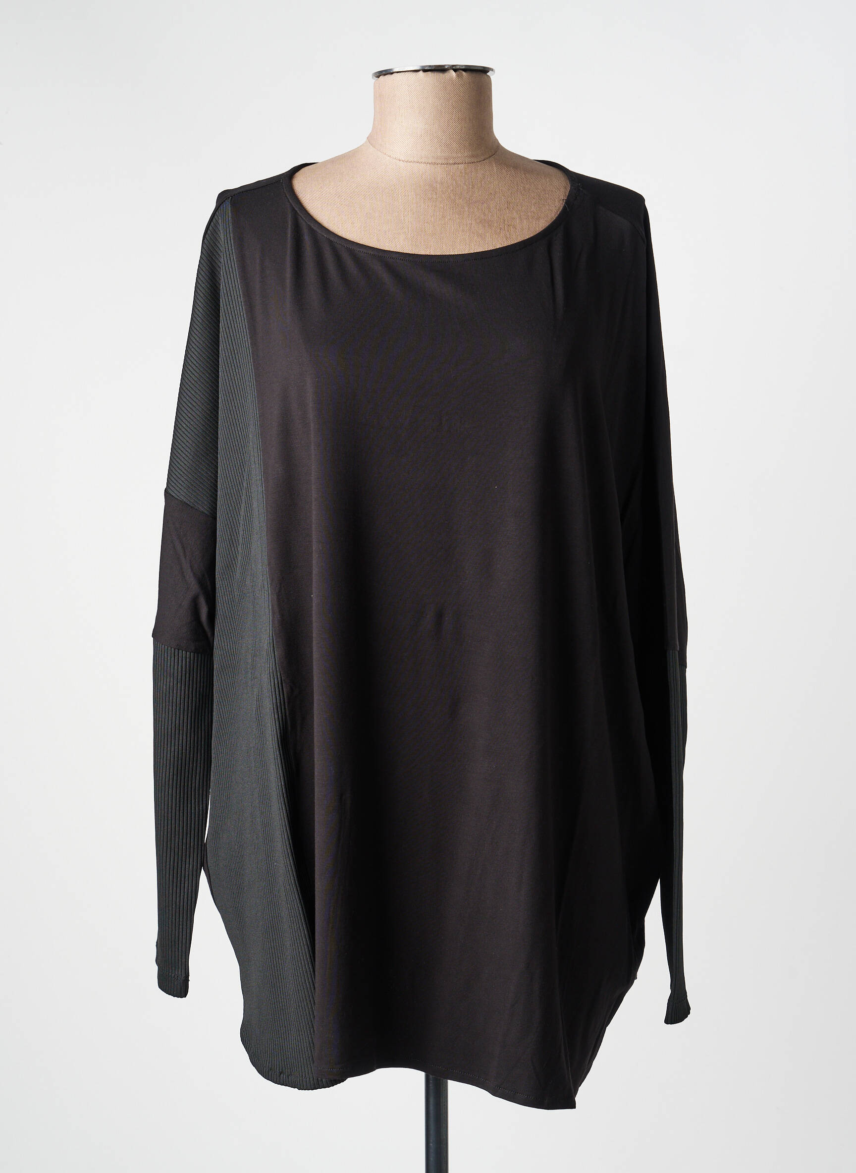 Tricou mâneci lungi mâneci lungi negru KOZAN femeie