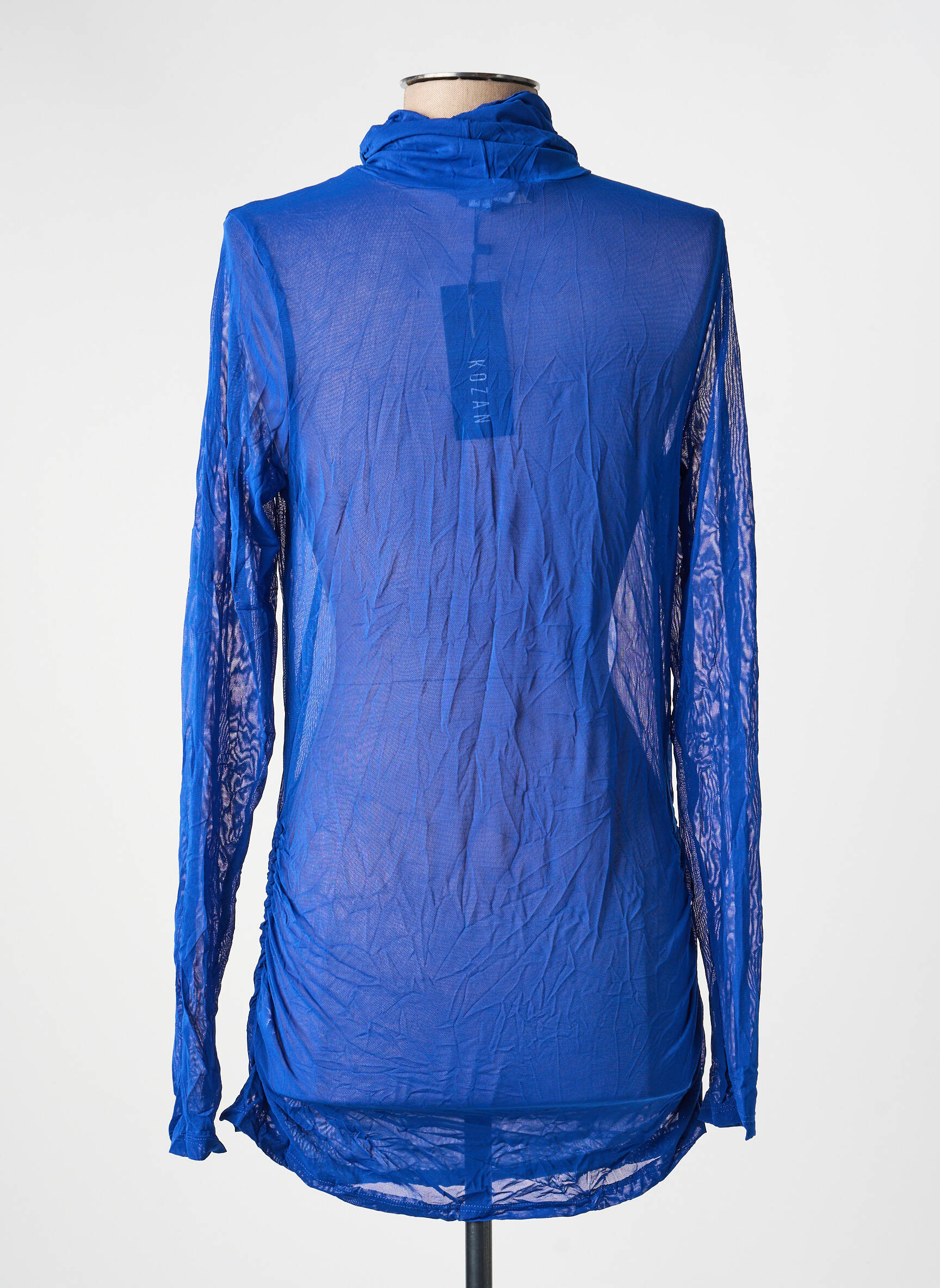 Tricou mâneci lungi mâneci lungi albastru KOZAN femeie