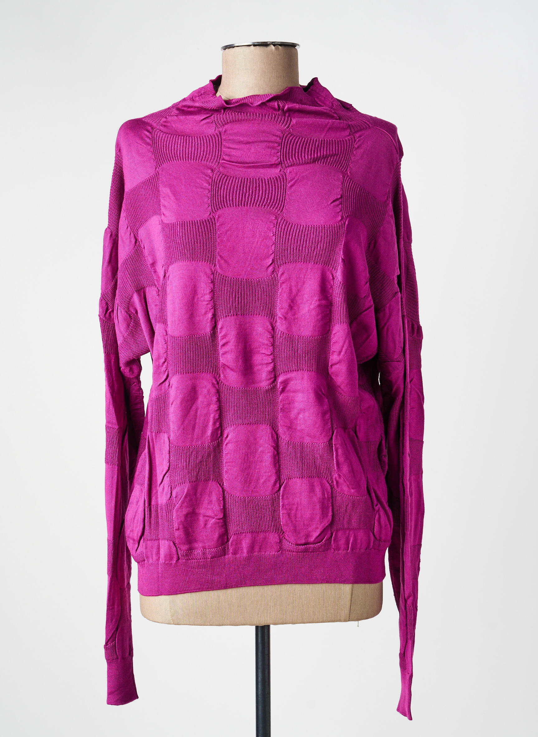 Pulover elasticitate mâneci lungi violet KOZAN femeie
