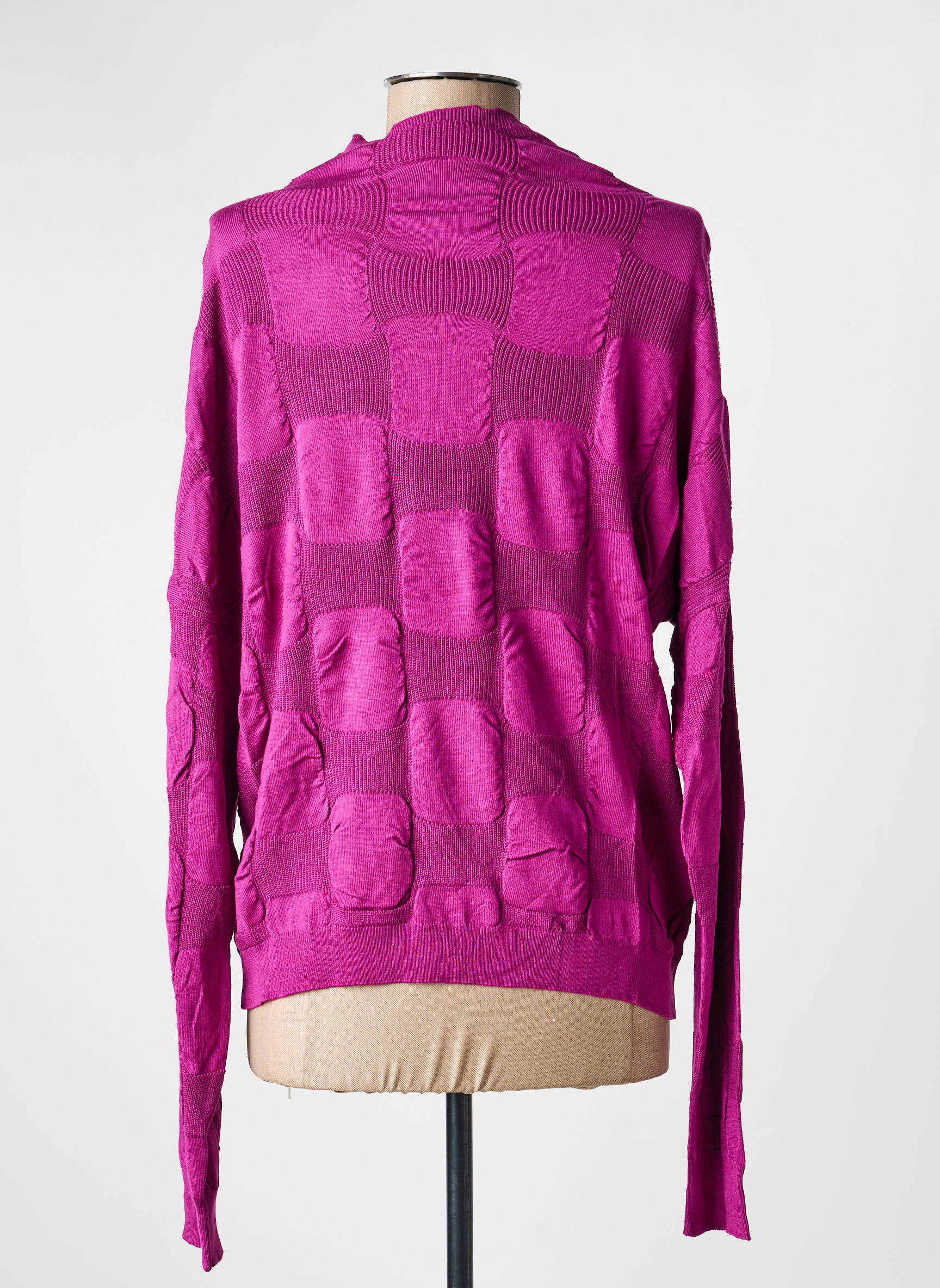 Pulover elasticitate mâneci lungi violet KOZAN femeie