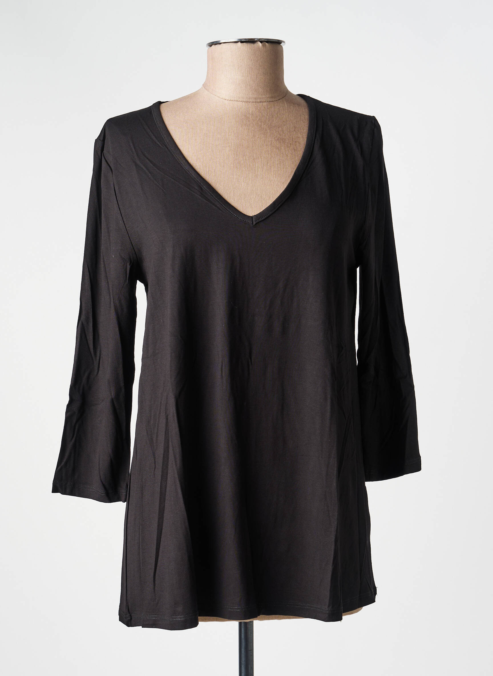 Tricou mâneci lungi mâneci lungi negru KOZAN femeie