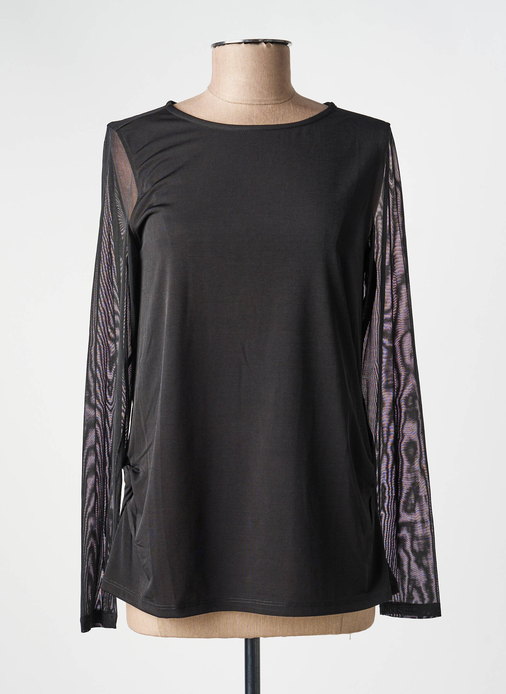 Tricou mâneci lungi mâneci lungi negru KOZAN femeie