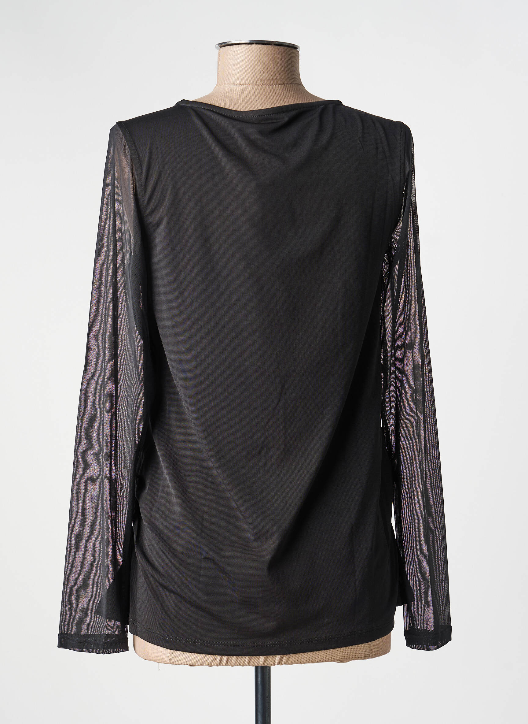 Tricou mâneci lungi mâneci lungi negru KOZAN femeie