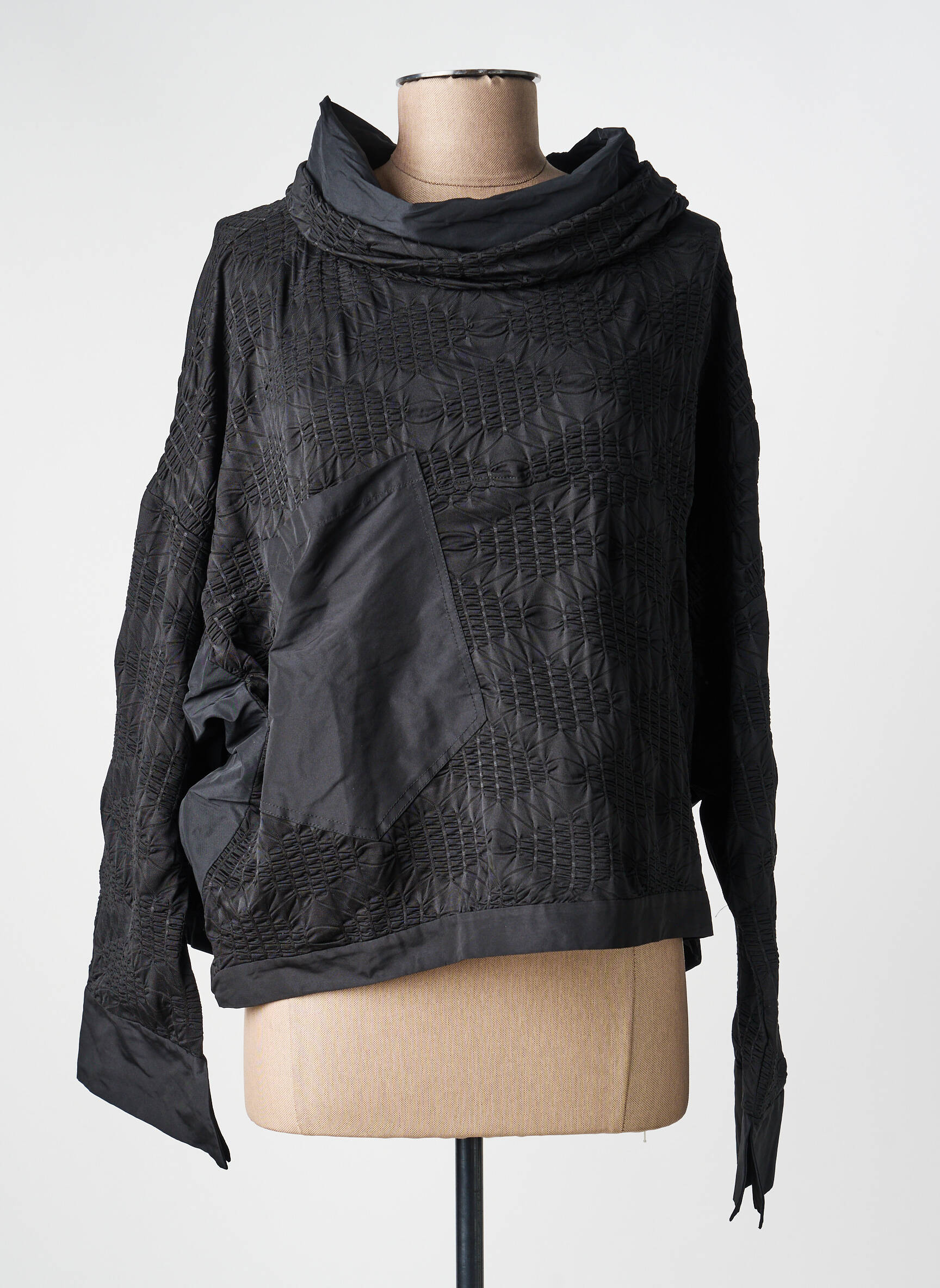Tricou mâneci lungi mâneci lungi negru KOZAN femeie