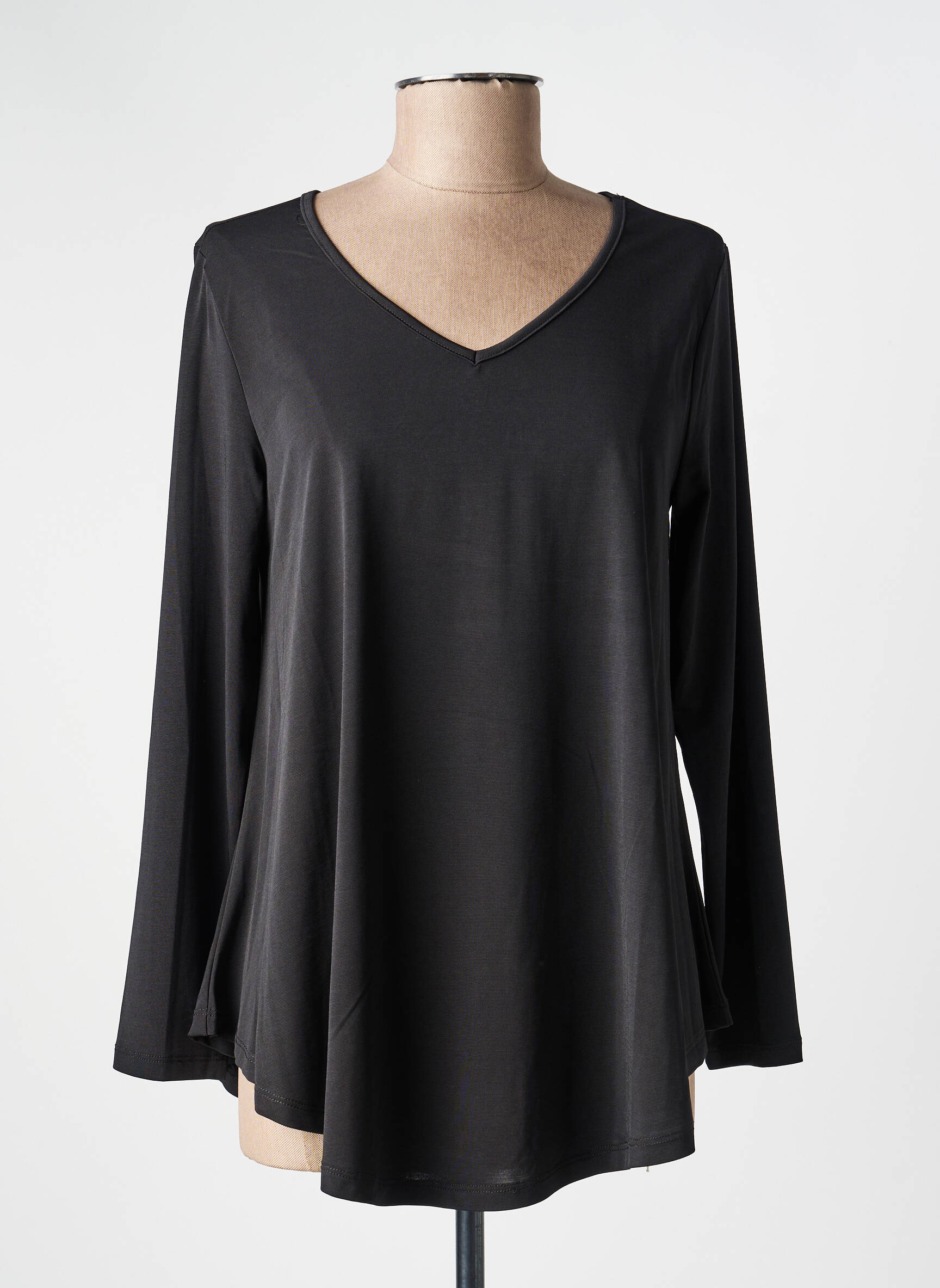 Tricou mâneci lungi mâneci lungi negru KOZAN femeie