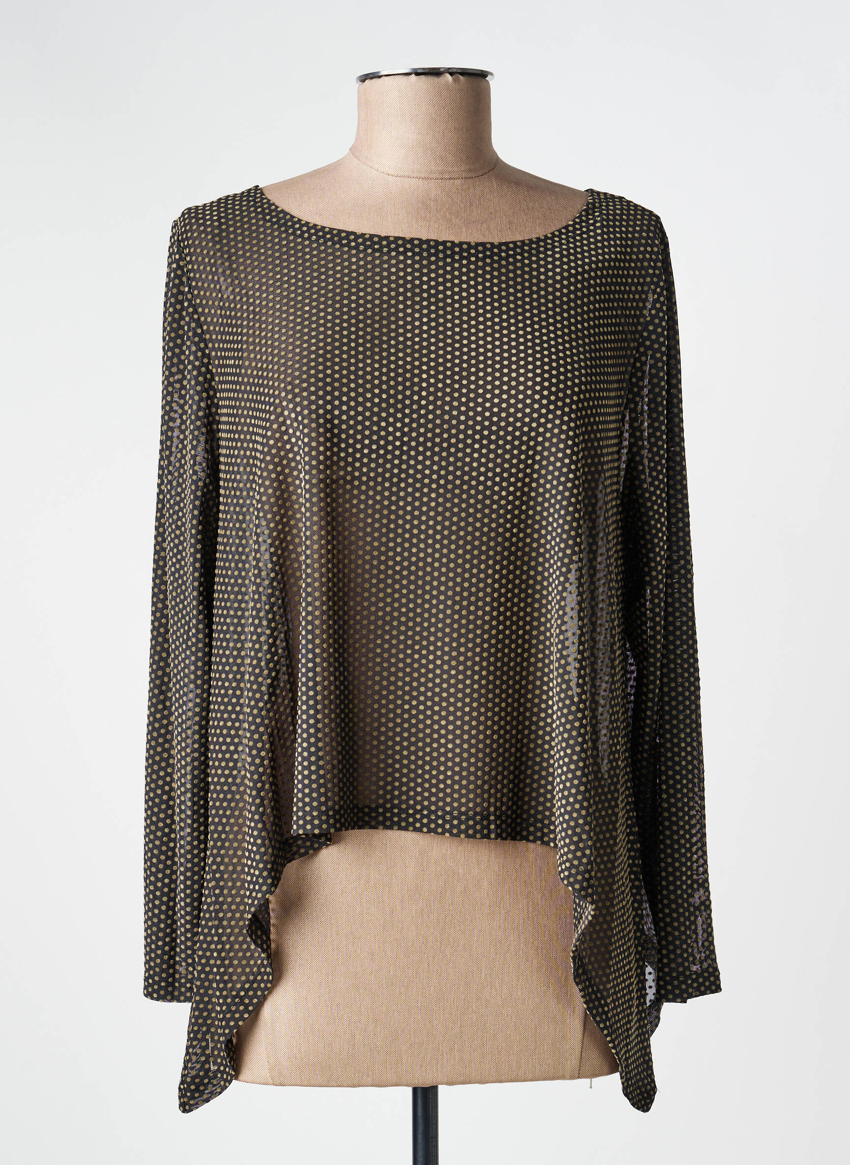 Tricou mâneci lungi mâneci lungi negru KOZAN femeie