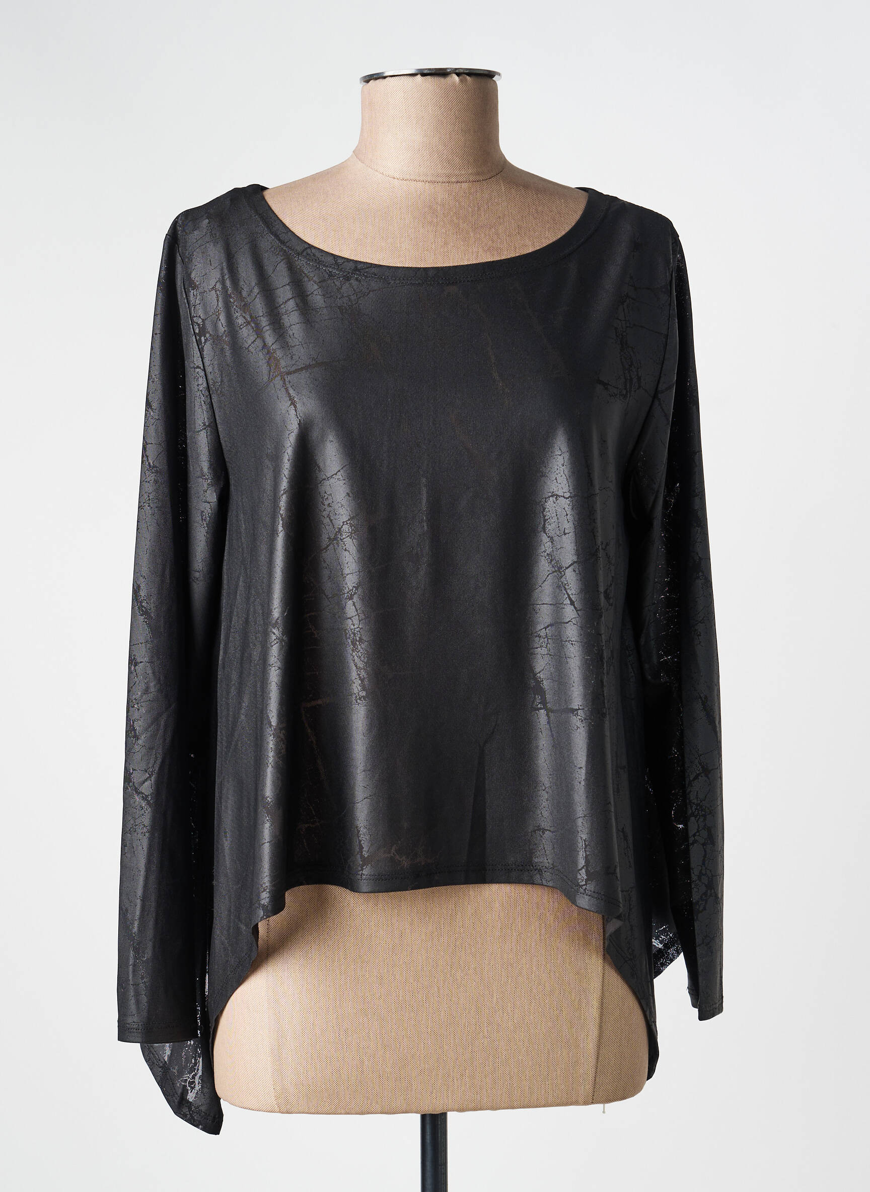 Tricou mâneci lungi mâneci lungi negru KOZAN femeie