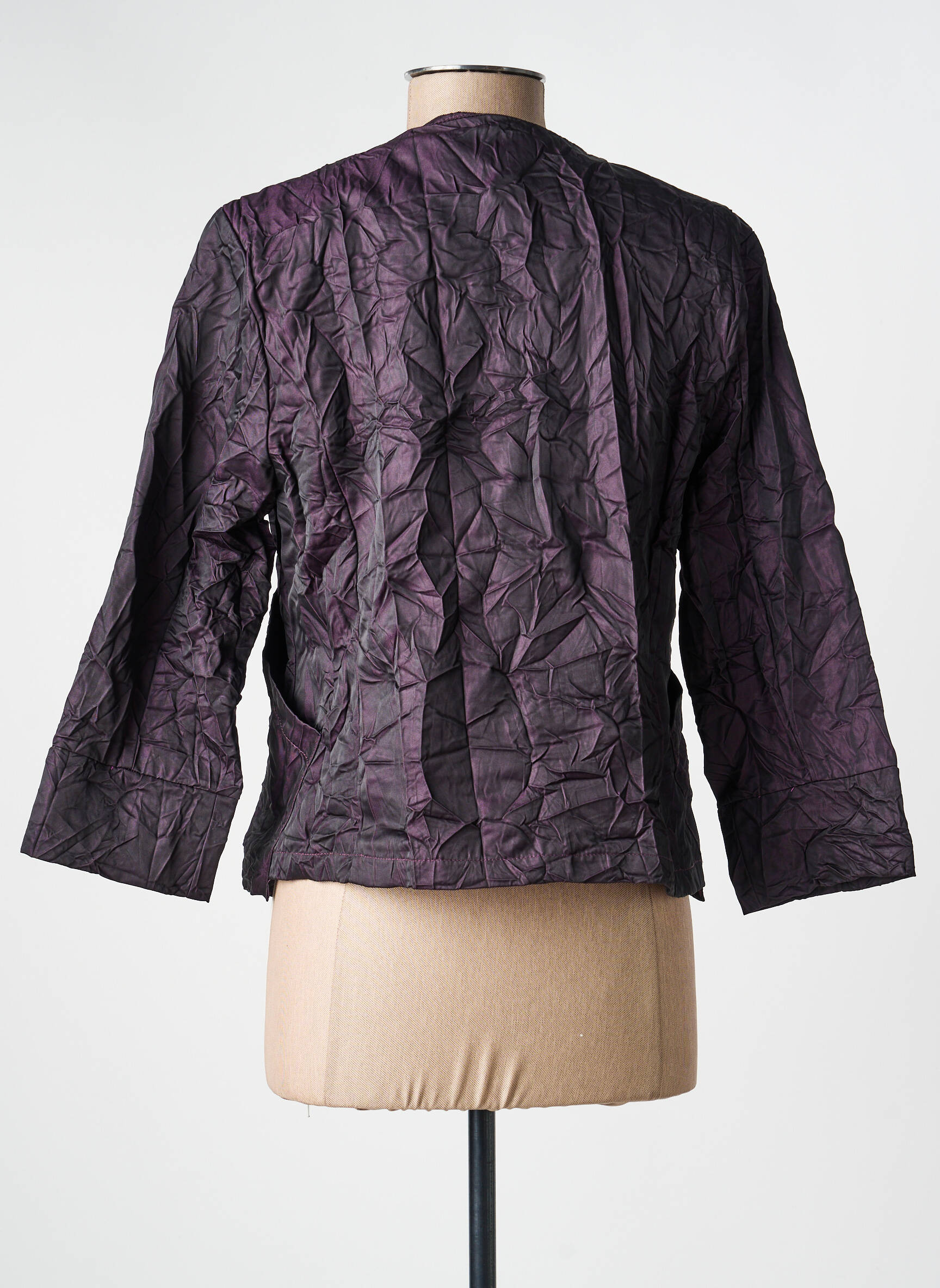 Jachete casual guler rotund violet KOZAN femeie