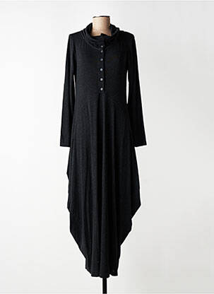 Rochie lungă mâneci lungi mâneci lungi gri URBAN BY ALEMBIKA femeie