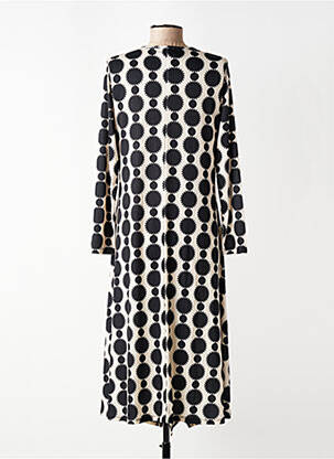 Rochie midi mâneci lungi mâneci lungi bej KOZAN femeie