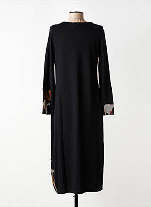Rochie lungă mâneci lungi mâneci lungi negru ALEMBIKA femeie