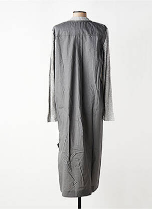 Rochie midi mâneci lungi mâneci lungi gri GERSHON BRAM femeie