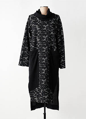 Rochie midi mâneci lungi mâneci lungi negru GERSHON BRAM femeie